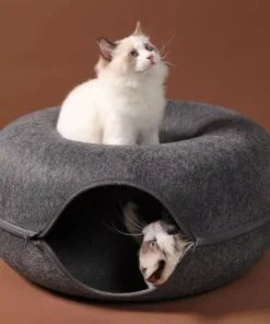 Donut Cat Bed for 2 Cats