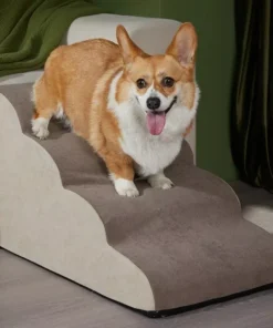 Universal Pet Stairs for Small Dogs and Cats – Non-Slip, Removable 2/3/4 Step Ladder