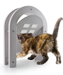 Easy-Install Magnetic Pet Screen Door for Cats