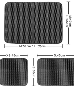 Luxury Honeycomb Cat Litter Mat