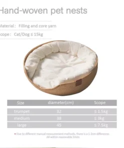 Handwoven Pet Nest