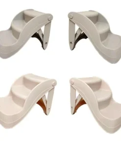 Compact Foldable Pet Stairs – 3-Step Non-Slip Safety Ramp for Dogs & Cats