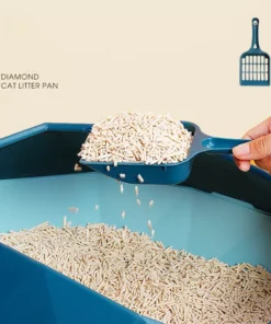 Colorful Diamond Small Cat Litter Box