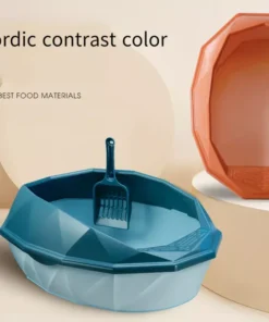 Colorful Diamond Small Cat Litter Box