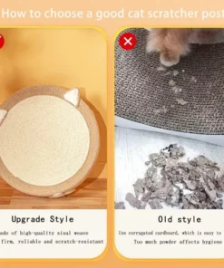 Deluxe Round Cat Scratching Pad