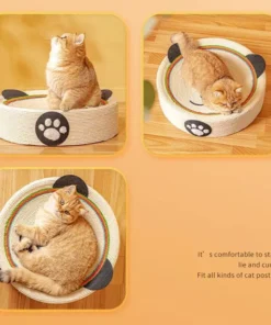 Deluxe Round Cat Scratching Pad