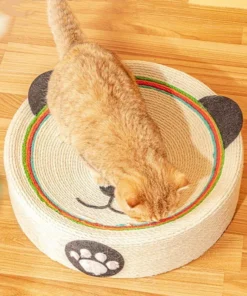 Deluxe Round Cat Scratching Pad