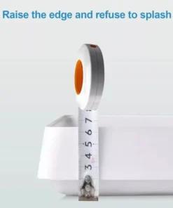 Compact Indoor Puppy Potty Tray with Anti-Splash Design