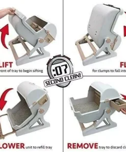 Luxury Semi-Automatic Cat Litter Box