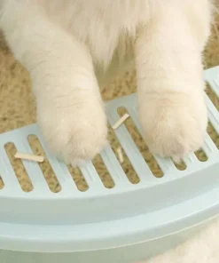 Spacious & Stylish Semi-Closed Cat Litter Box