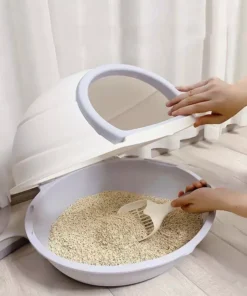 Space Capsule Cat Litter Box