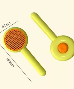Deluxe Donut Cat & Dog Grooming Brush – Effortless Hair Removal & Comfort in One