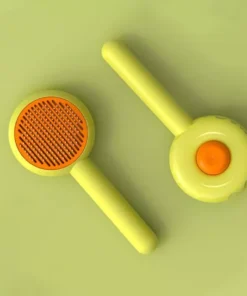 Deluxe Donut Cat & Dog Grooming Brush – Effortless Hair Removal & Comfort in One