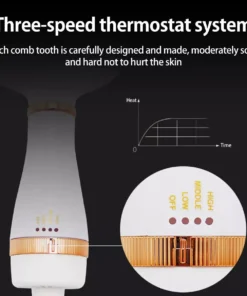 Hair Dryer and Comb Brush Portable Dog Hair Blower Adjustable Temperature Low Noise Pet Grooming Hair Dryer Puppy Fur Blower