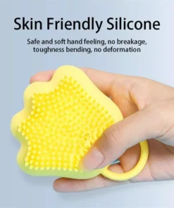Multi-Purpose Silicone Pet Bath & Massage Brush for Dogs and Cats