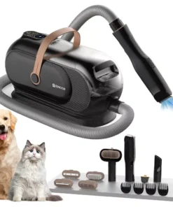 3L Dog Hair Vacuum with 7 Tools & Low Noise Design