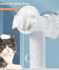 Effortless Pet Bubble Bath Brush: Soothing Massage & Automatic Foaming