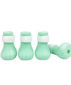 Adjustable Silicone Cat Claw Protector Shoes for Grooming and Bathing