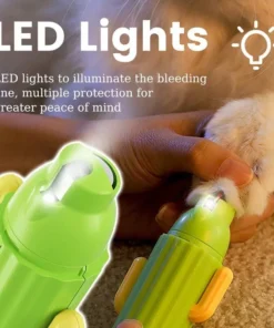 LED Light Rechargeable Dog & Cat Nail Grinder