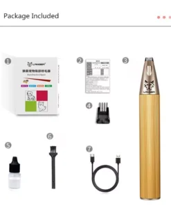 Rechargeable Pet Foot Hair Trimmer for Dogs and Cats