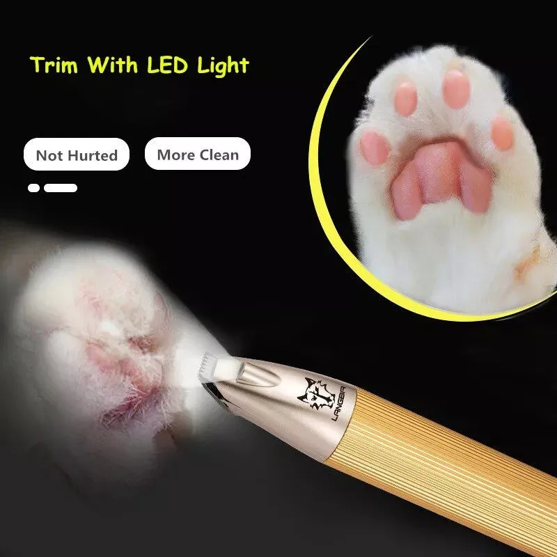 Rechargeable Pet Foot Hair Trimmer for Dogs and Cats