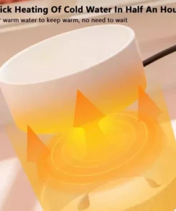 Eco-Friendly USB Rechargeable Heated Pet Water Bowl for All Dog Breeds