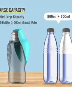 800ML Multi-Color Dog Water Bottle
