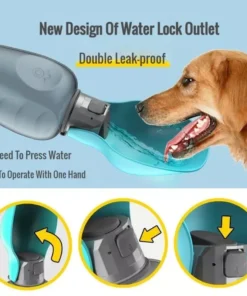 800ML Multi-Color Dog Water Bottle
