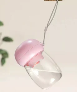 300ml Portable Pet Water Bottle & Travel Bowl for Dogs and Cats