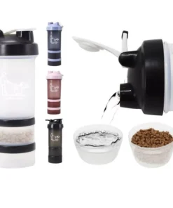 Portable 2-in-1 Dog Water Bottle & Bowl