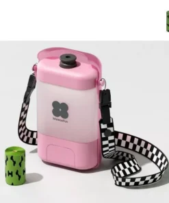 Portable Leak-Proof Pet Water Bottle & Feeder