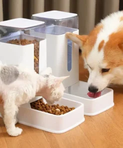 Automatic Pet Feeder & Water Dispenser Set – 3.5L