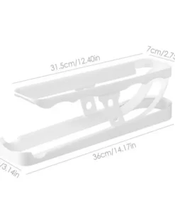 Modern ABS Egg Slider Organizer: Space-Saving Refrigerator Egg Dispenser