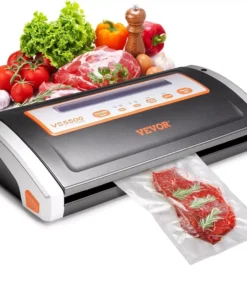 Multi-functional Automatic Vacuum Sealer Machine with Built-in Cutter for Food Preservation