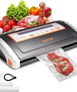 Multi-functional Automatic Vacuum Sealer Machine with Built-in Cutter for Food Preservation