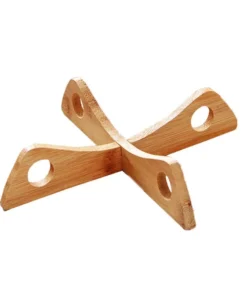 Classic Wooden Pot Trivet – Heat Resistant and Detachable Kitchen Table Mat