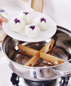 Classic Wooden Pot Trivet – Heat Resistant and Detachable Kitchen Table Mat