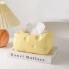 Cheese-Themed Ceramic Tissue Box – Cute and Practical Home Accessory