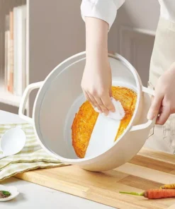 Aluminum Die-cast Non-stick Enamel Stockpot With Lid