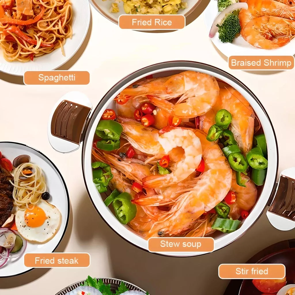 8L Multi-Functional Enamel Micro Pressure Pot