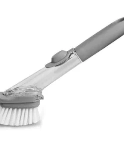 Multi-Functional Kitchen Cleaning Brush with Refillable Soap Dispenser