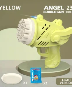 Automatic Angel Rocket Bubble Blower: Elevate Playtime to the Skies!
