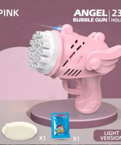 Automatic Angel Rocket Bubble Blower: Elevate Playtime to the Skies!