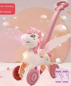 Electric Unicorn Bubble Cart with Music & Lights: A Magical Playtime Experience