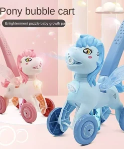 Electric Unicorn Bubble Cart with Music & Lights: A Magical Playtime Experience