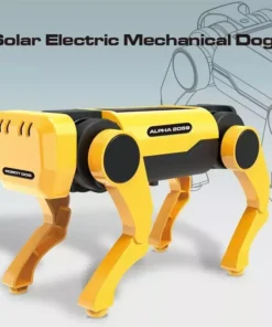Eco-Friendly Solar-Powered DIY Mechanical Dog Robot Kit