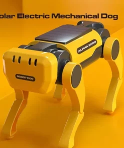 Eco-Friendly Solar-Powered DIY Mechanical Dog Robot Kit