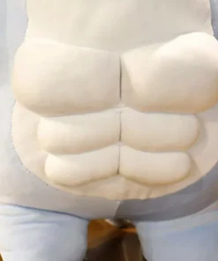 Charming Muscle Shark Plush Toy – 40cm Stuffed Animal Pillow, Ideal for All Ages