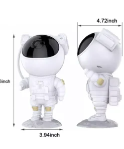 Starry Sky Astronaut Night Light Galaxy Projector Lamp with Remote Control and Timer