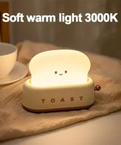 Charming Toaster Cartoon LED Night Light